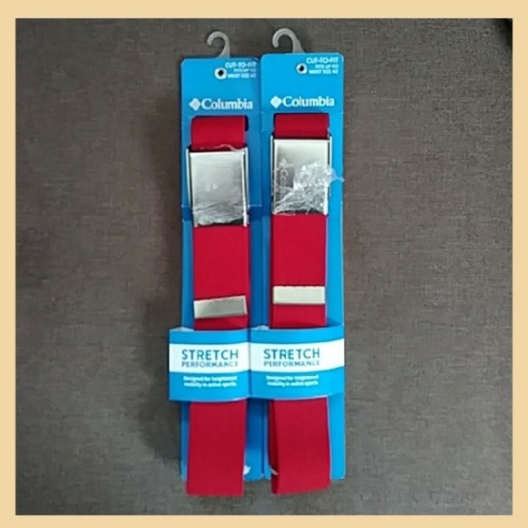 Columbia Other - 2 Columbia Red Belts